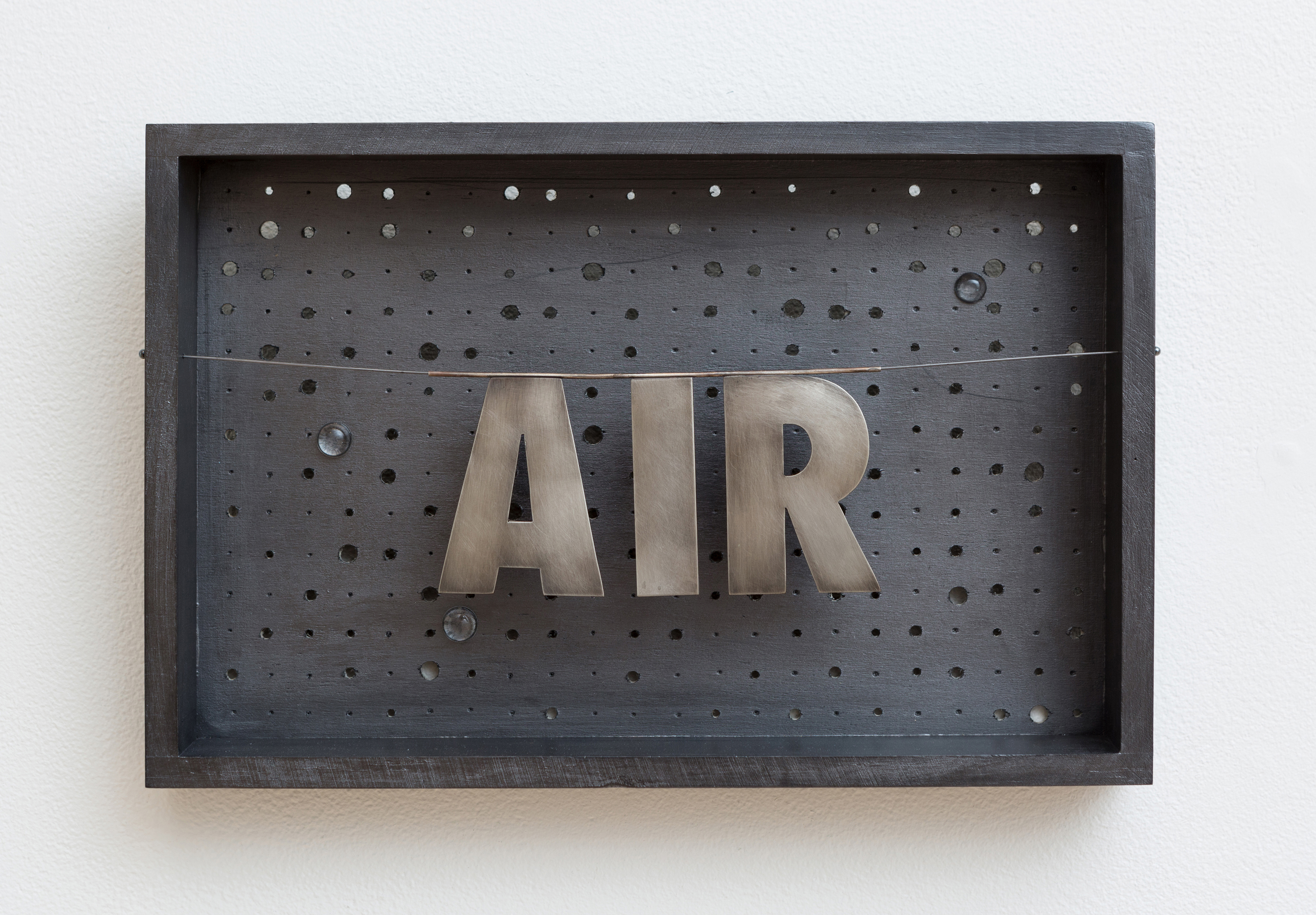 photo of 3D construction of the word air