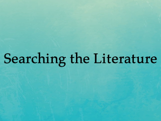 Searching the Literature