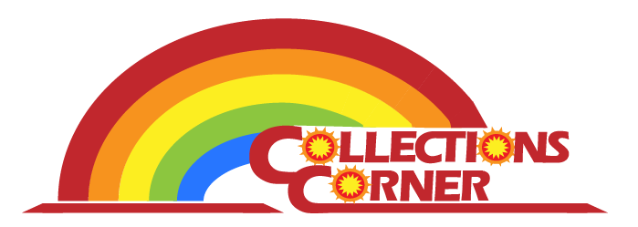 Reading Rainbow logo adapted to read Collections Corner